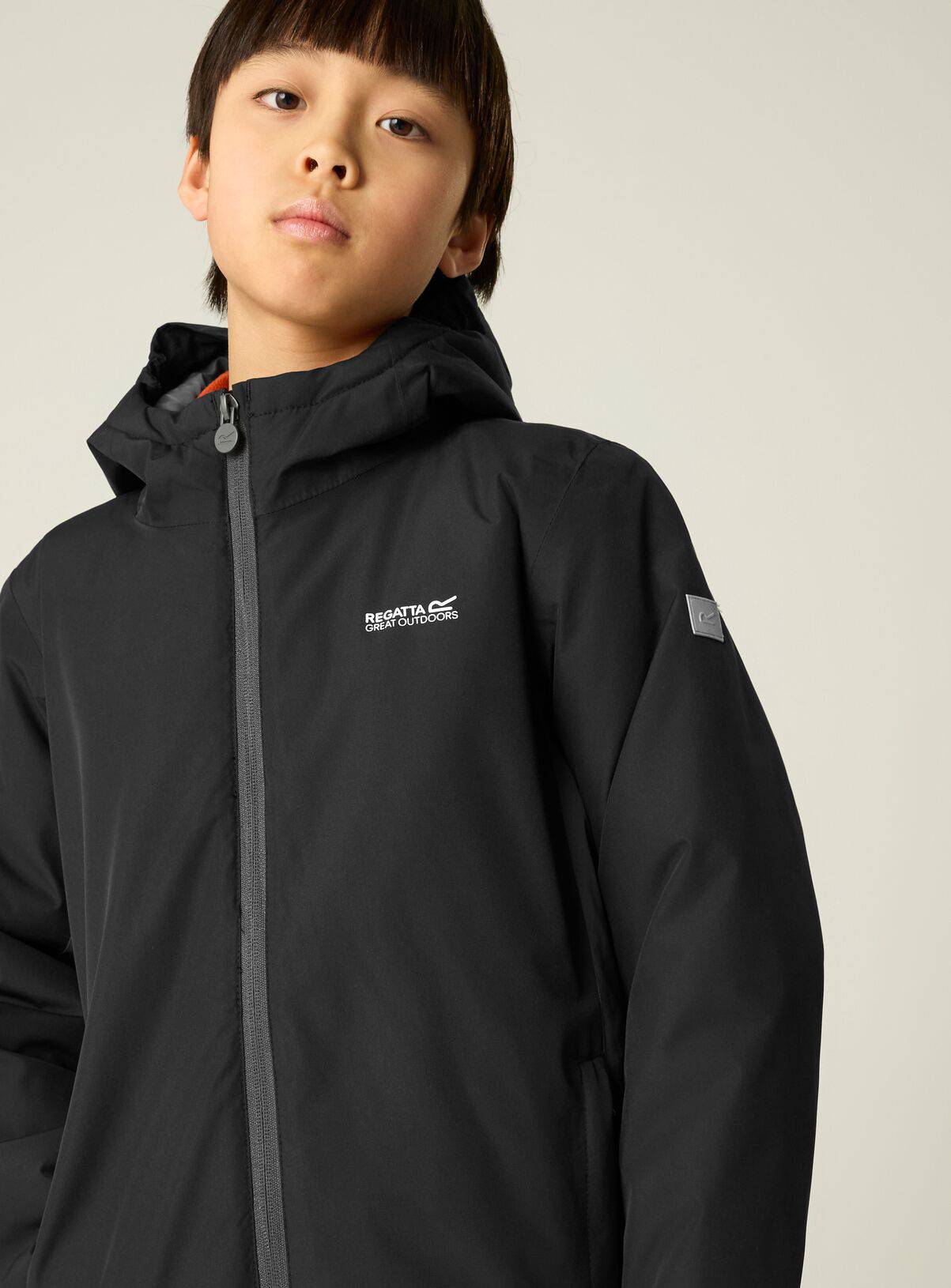 REGATTA Hurdle Waterproof Insulated Jacket Black 9-10 years - Image 5